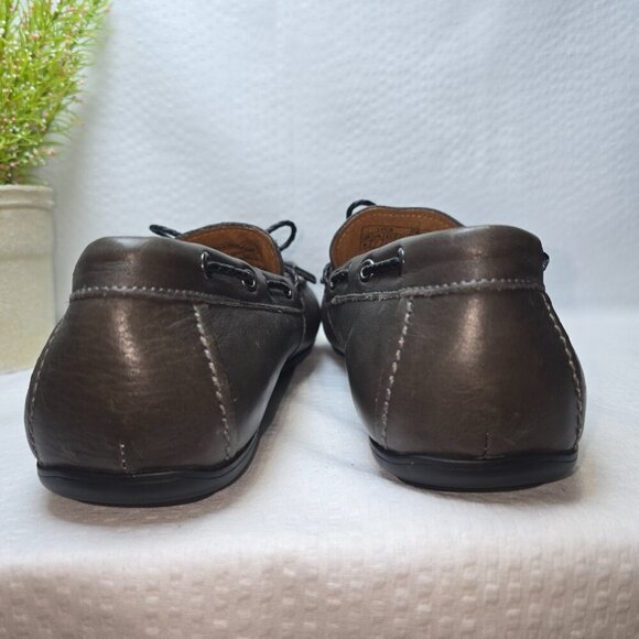 MENS VIONIC MERCER LUCA SHOE SLIP-ON LOAFER MOCASSIN GRAY SIZE 8 NWOT - Picture 3 of 10